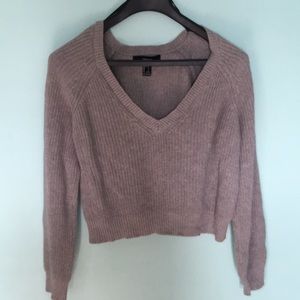 Cropped forever 21 sweater